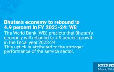 Bhutan’s economy to rebound to 4.9 percent in FY 2023-24: WB