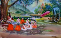 Buddha’s lifestyle portrayed on canvases in Devdaha