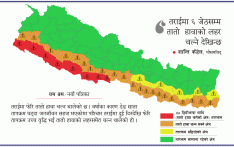 तराईमा फेरि चल्न थाल्यो तातो हावा