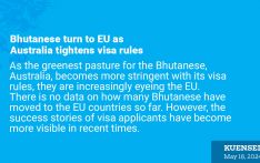 Bhutanese turn to EU as Australia tightens visa rules