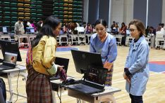 Her Royal Highness Princess Sonam Dechan Wangchuck attends the GCIT Project Showcase