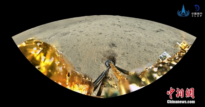 图为嫦娥六号着陆器全景相机拍摄的影像图。图/国家航天局