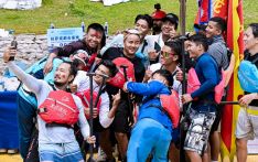 Nepal Wins the Preliminary round of China-Nepal Plateau Dragon Boat Friendship Race 