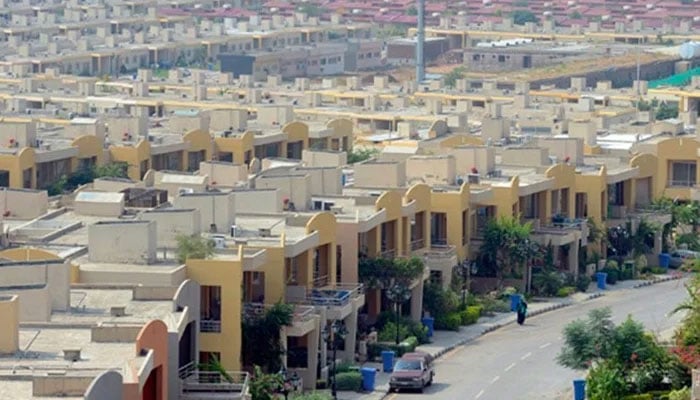 A residential area in a housing society can be seen in this picture. — AFP/File