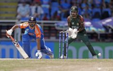 India makes 196 and beats Bangladesh by 50 at Twenty20 World Cup. Afghanistan stun Australia