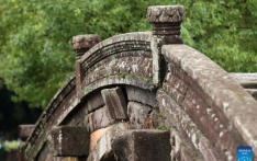 Ancient stone bridges under well protection in east China's Zhejiang