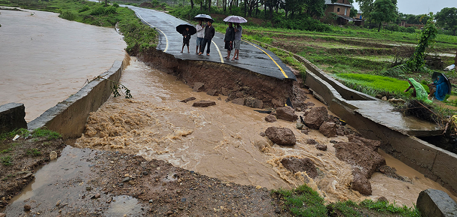 road-damaged