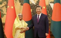 习近平会见孟加拉国总理哈西娜