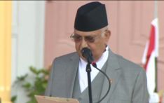 KP Sharma Oli sworn in as prime minister