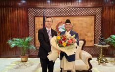中国驻尼泊尔大使陈松拜会新任总理奥利