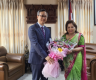 Chen Song Made a Courtesy Meeting with Newly Appointed Foreign Minister Rana
