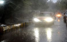 Torrential rain inundates low-lying areas in Hyderabad, Matiari