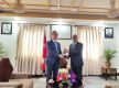 中国驻尼泊尔大使陈松拜会尼泊尔新任内政部长拉梅什·莱卡克