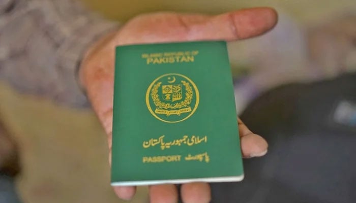 Representational image of Pakistani passports. — AFP/File