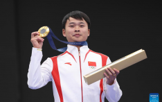 China's Xie wins men's 10m air pistol gold at Paris Olympics