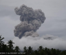 印尼伊布火山多次喷发 火山灰柱最高达1500米