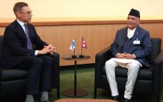 PM Oli holds meeting with Finland's President Stubb