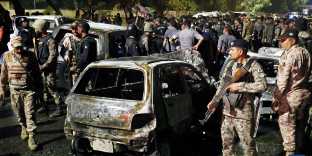 Blast kills two Chinese near Pakistan's Karachi airport