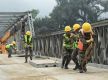 Bailey bridge over Sunkoshi River comes into operation