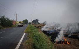 India, Pakistan arrest farmers for burning crop waste as pollution rises