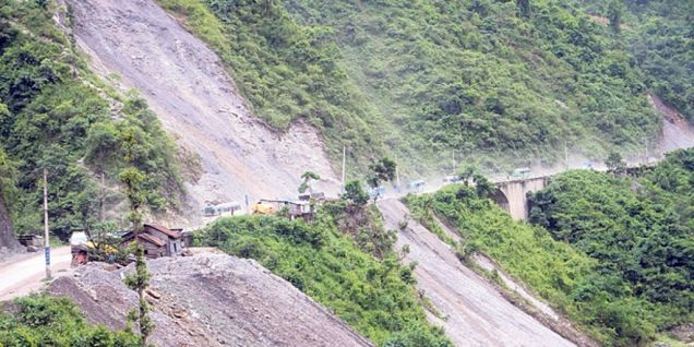 拉苏瓦加迪吉隆国际公路下周一将恢复通车