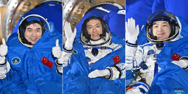 Chinese astronauts return to Earth safely, experiencing busy, joyful space life