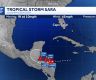 Tropical Storm Sara makes landfall in northern Honduras and brings heavy rain to Central America