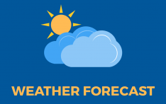 Hilly areas to witness cloudy skies and light rain