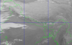 Westerly winds bring cloudy weather to Nepal