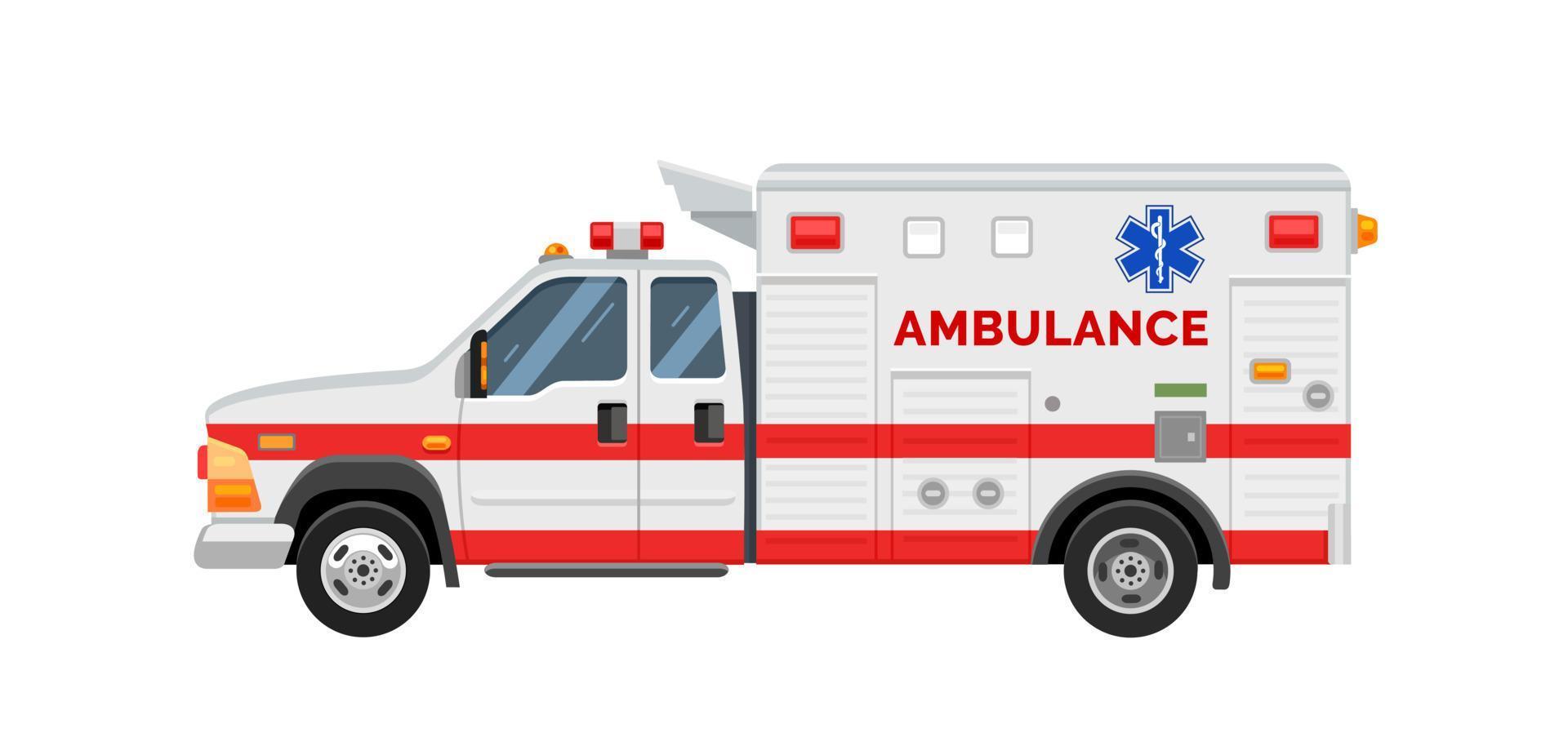 ambulance-car-on-a-white-background-the-medicine-illustration-vector