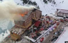 Dozens killed as fire engulfs Turkish ski hotel