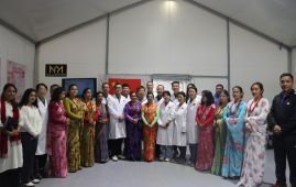 视频 |中国援尼医疗队为尼武警部队开展三八节义诊