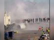 No injuries reported after American Airlines plane catches fire at Denver Int'l Airport