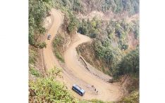 राणाकालमा गाडी बोकेर ल्याएको बाटो कालोपत्र गरिँदै