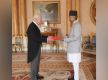 Letters of credence presented to King Charles