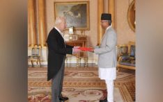 Letters of credence presented to King Charles