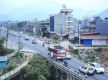 The road was upgraded to six lanes, but the bridge stays two-lane  