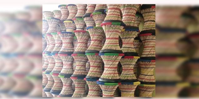 Nepali bamboo stools made by prison inmates popular in China