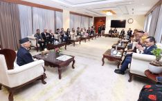 Asian Payment Network representatives call on PM Oli