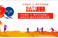 中尼建交 70 周年系列报道二:经贸合作 驱动中尼发展的双轮
