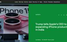 特朗普要求苹果CEO停止在印度扩大iPhone产量