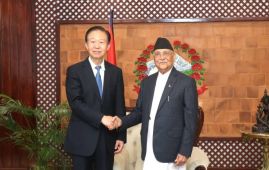 Vice Chairman of NPC of China pays courtesy call on PM Oli