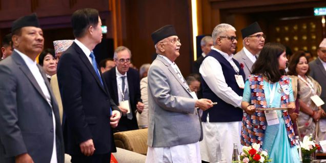 PM Oli inaugurates Sagarmatha Sambaad