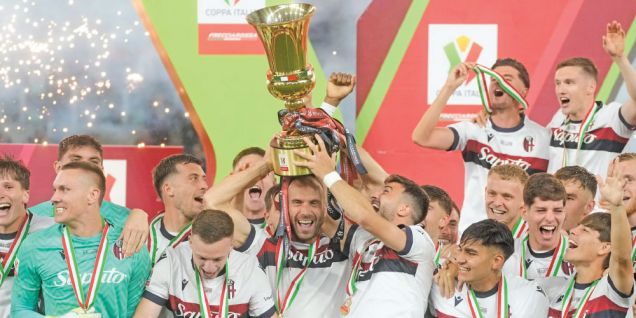 Bologna end 51-year wait for glory with Italian Cup triumph