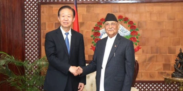 Vice Chairman of NPC of China pays courtesy call on PM Oli