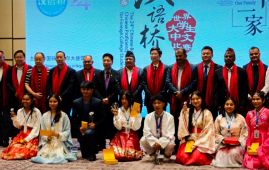 Sushant Lohala from Kathmandu University won 24th “Chinese Bridge” Chinese Proficiency Competition for Foreign College Students 