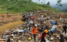 印尼西爪哇省山体滑坡已致17人死亡