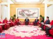 习近平接受班禅额尔德尼·确吉杰布拜见 俞正声陪同接受拜见