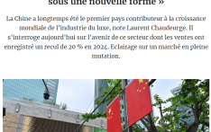外媒：中国奢侈品行业将以全新的形态复兴