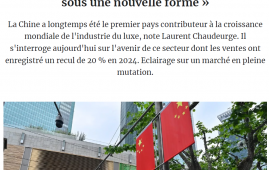 外媒：中国奢侈品行业将以全新的形态复兴